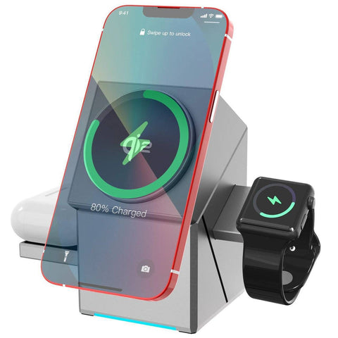 3-in-1 Magnetic Wireless Charging Station