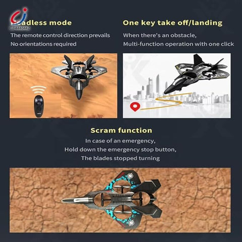Fighter Super Remote Control Jet (2.4GHz 4-Axis UAV)