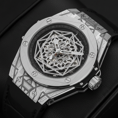 Geometric Metallic Watch