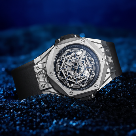 Geometric Metallic Watch