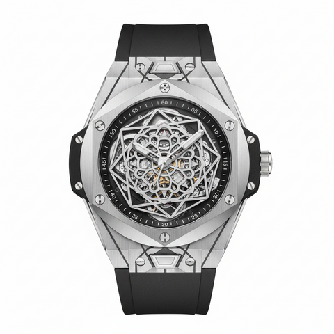 Geometric Metallic Watch