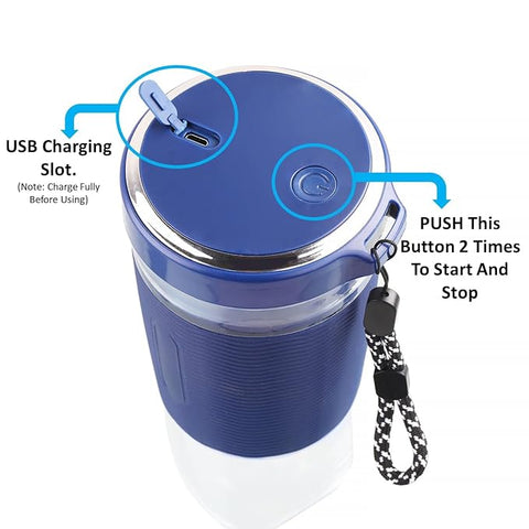 Portable Cordless Fruit Blender (USB)