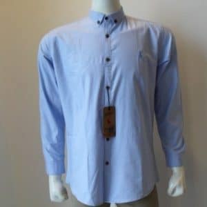 Premium quality Cotton Shirts-Sky blue