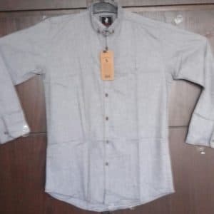 Premium Quality Cotton Shirts-Grey