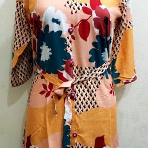 Linen Kurti Print-11