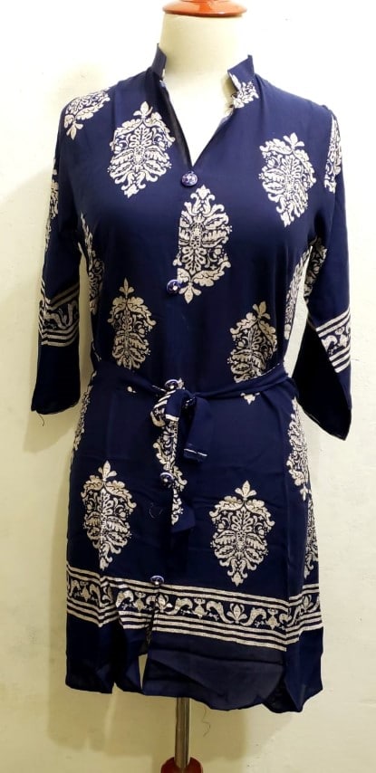Linen Kurti Print-14