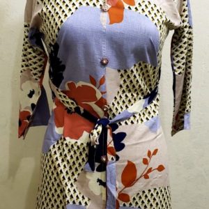 Linen Kurti Print-7