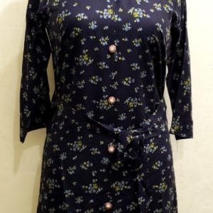 Linen kurti Print-9