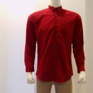 Premium Quality Men's Cotton Shirts-Red