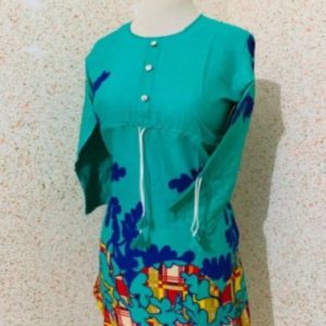 Lawn Dhori Frock Kurti (Print-2)