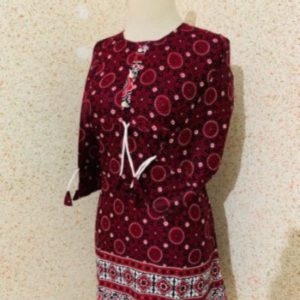 Lawn Dhori Frock Kurti(print-9)