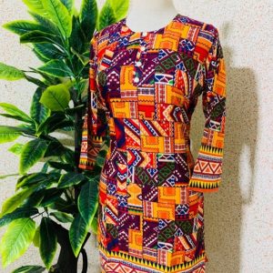 Digital design Lawn Kurti-Print-2